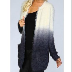 Listicle Ombré Cardigan